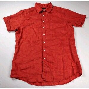 Rodd & Gunn Men's Shirt Linen Grey Lynn Sienna Sports Fit Large